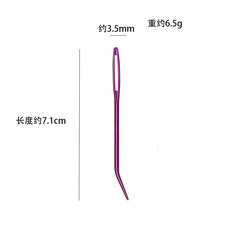 Wholesale 25pcs Household Pointed Hand Sewn Blunt Head Gold Tail Sewn Quilt Cross Stitch Sewing Needle