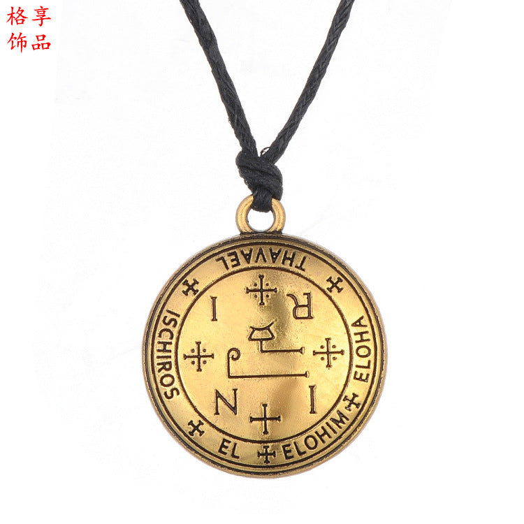 Wholesale Hip-Hop Gothic Archangel Enoch Necklace