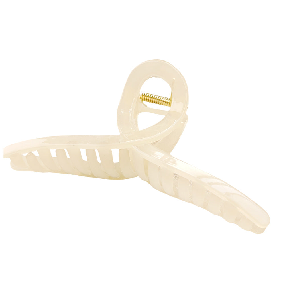 Wholesale Jelly Strap Cross Shark Clip Simple Fashion Back Head Hair Claw