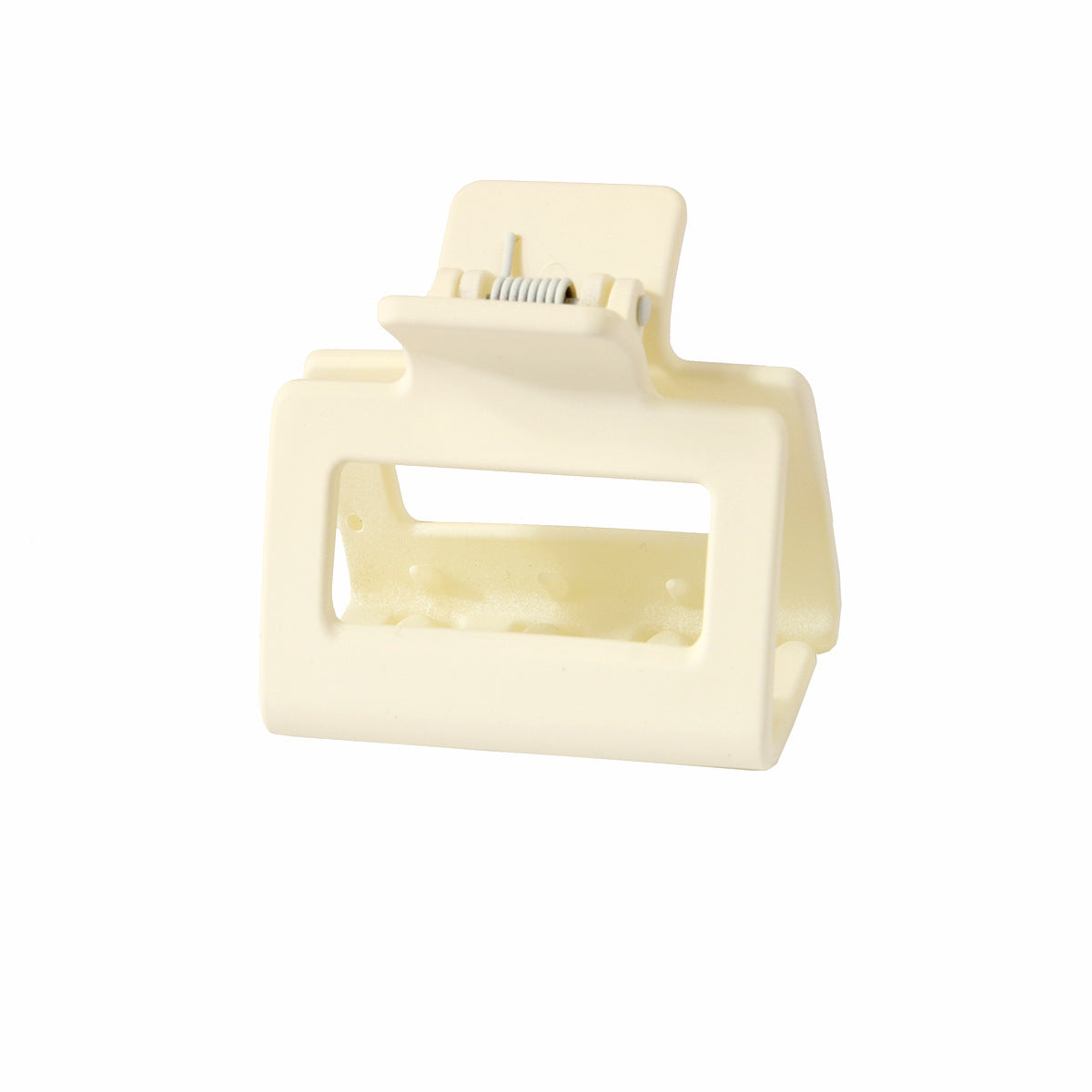 Wholesale 5CM Square Frosted Resin Hair Clips