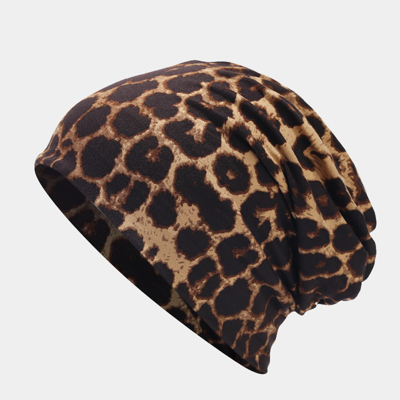 Wholesale Hats, Scarves, Dual-purpose Leopard Print Camouflage Headband Polyester Hats
