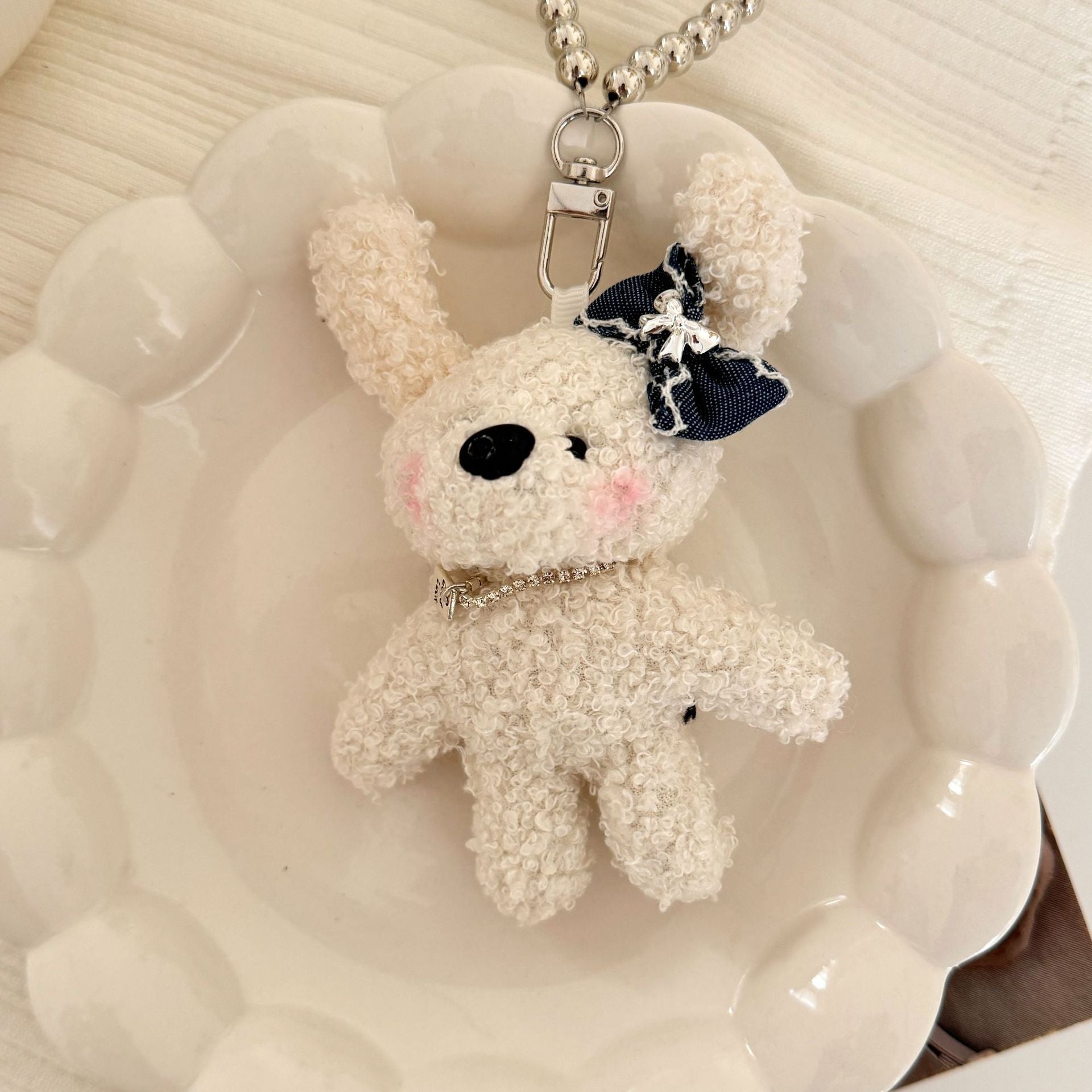 Wholesale Cute bunny bow pendant