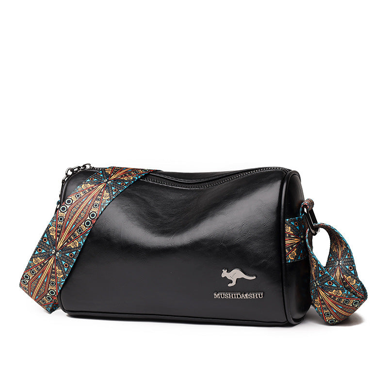 Wholesale PU Soft Leather Texture Large Capacity Shoulder Bag