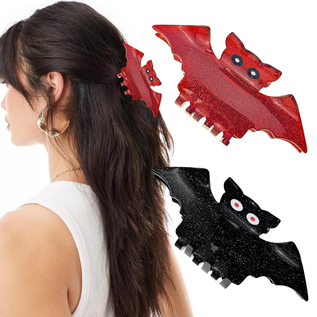 Wholesale  bat ponytail clip