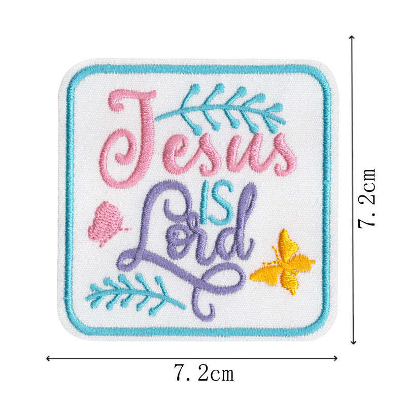 Wholesale Decorative Alphabet Embroidered Patches Set Of 9 For Coats Bags Hats Fashion Accessory Resale Craft Supply