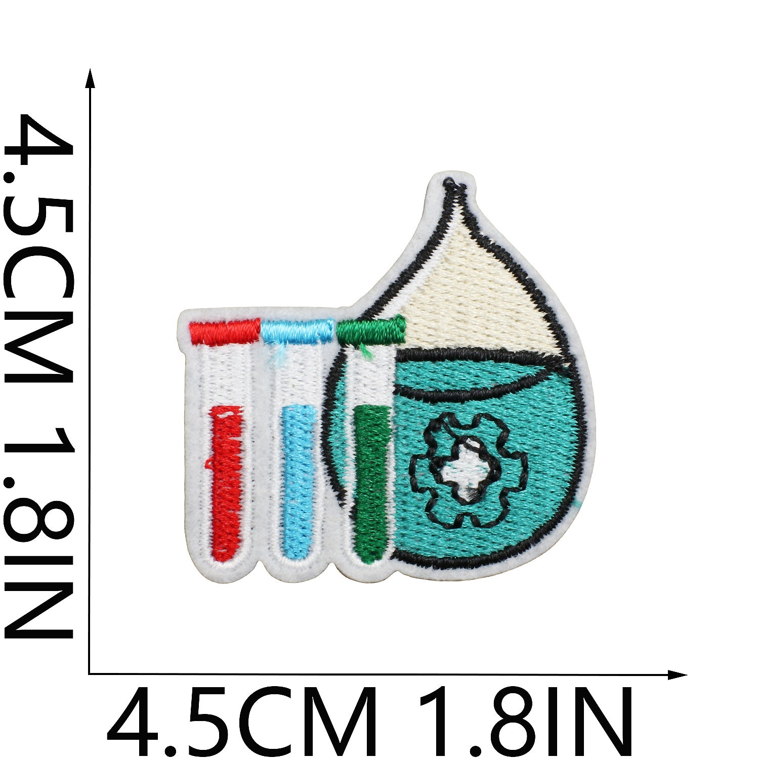 Wholesale Cartoon human organ embroidery patch medical equipment patch