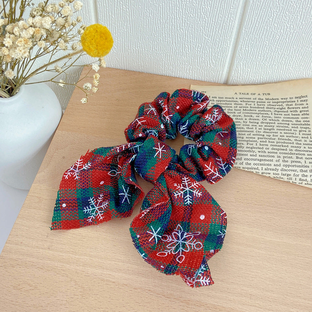 Wholesale Christmas Autumn/Winter Fabric Hair Scrunchies