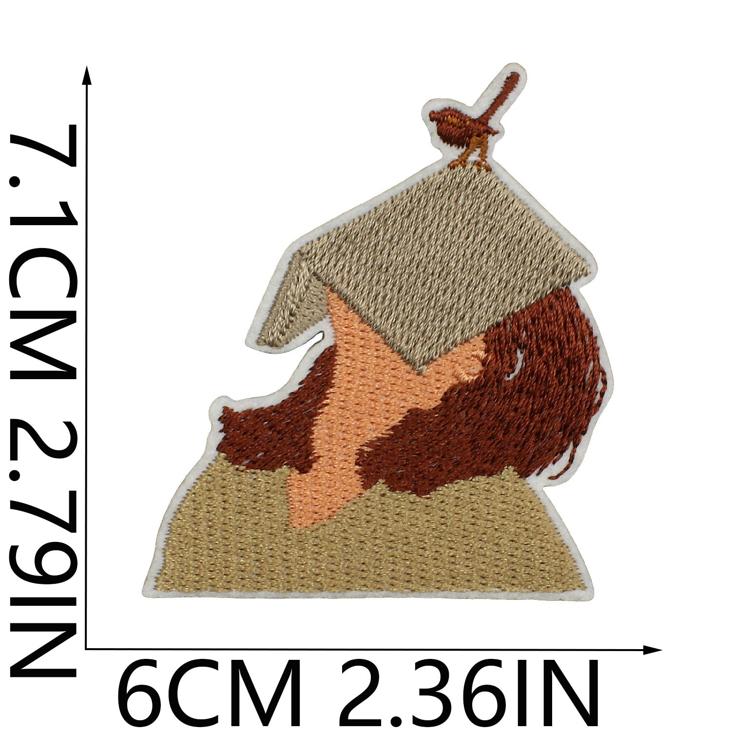 Wholesale Slow Living Cartoon Bear Embroidery DIY Patches