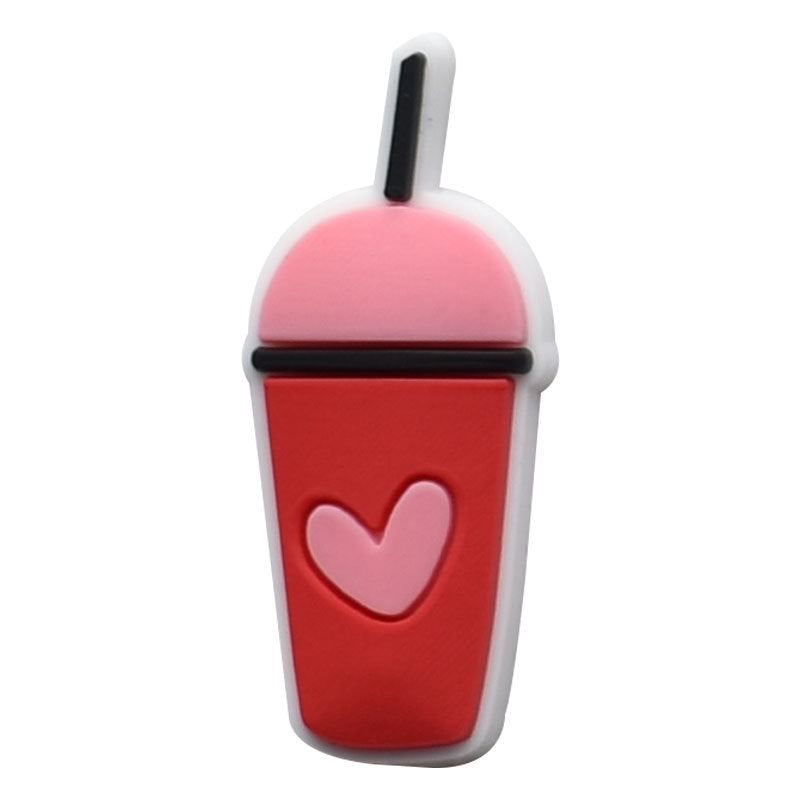 Wholesale Random 100pcs Red Valentine' s Day Series Croc Charms