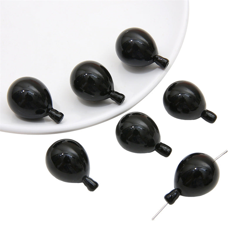 Wholesale Acrylic Solid Color Through Hole Balloon Beads