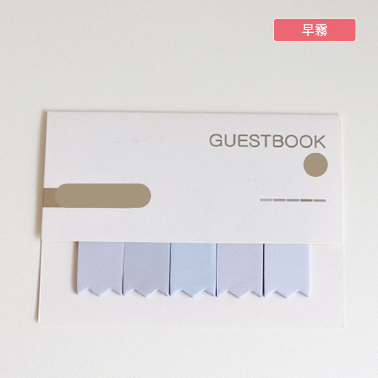 Wholesale Creative gradient message note N times sticky note note note paper simple portable student stationery