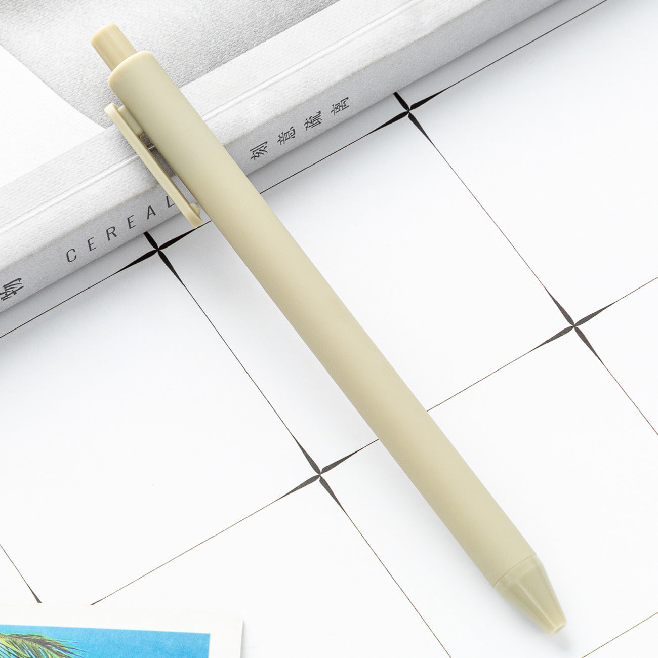 Whoelsale Candy Color Press Plastic Pen Gift Office Tools Teacher Gift