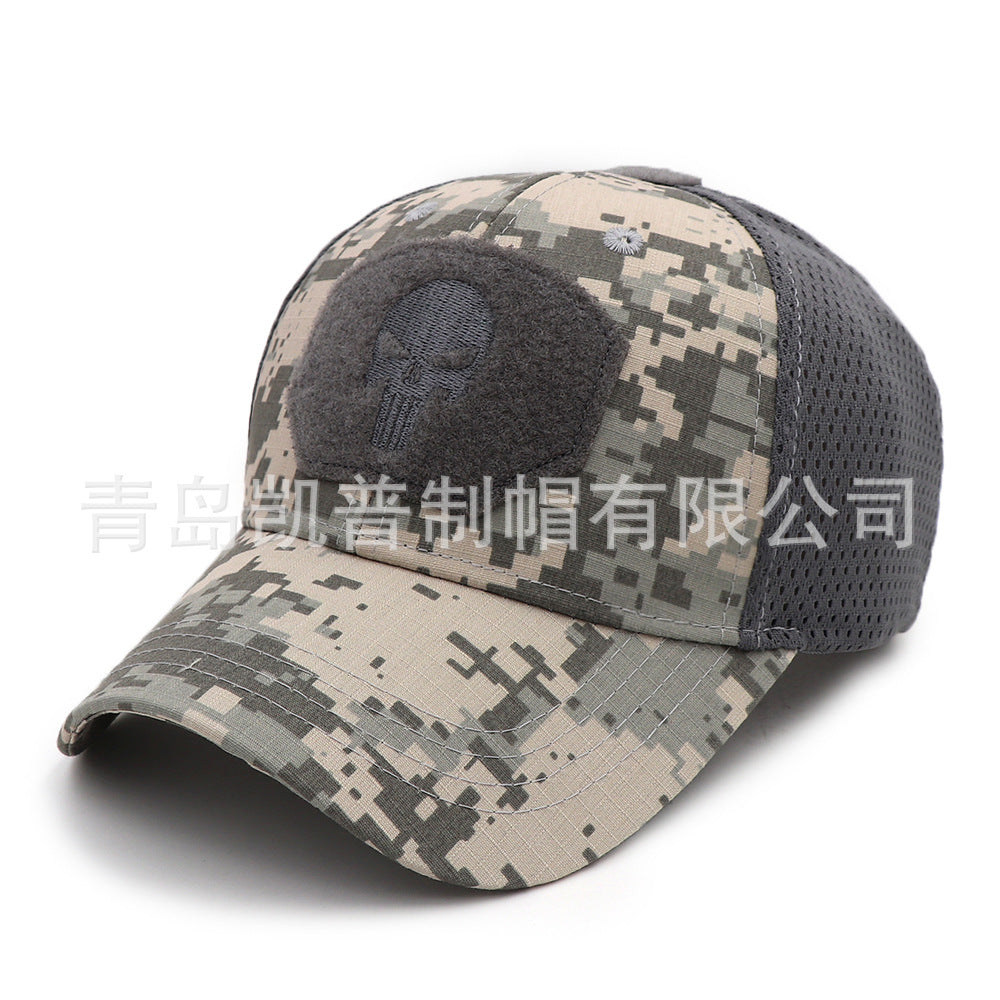 Wholesale Mountaineering Sun Visor Mesh Hat Velcro Baseball Cap