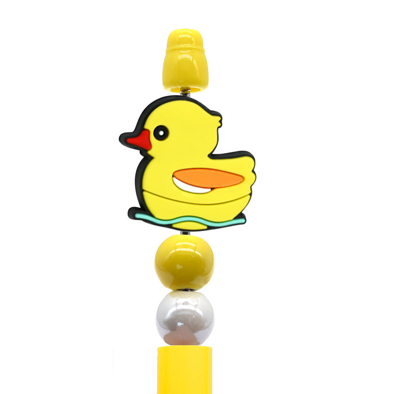 Wholesale Random  100pcs/pack  Cartoon Duck Beads  Focal Beads