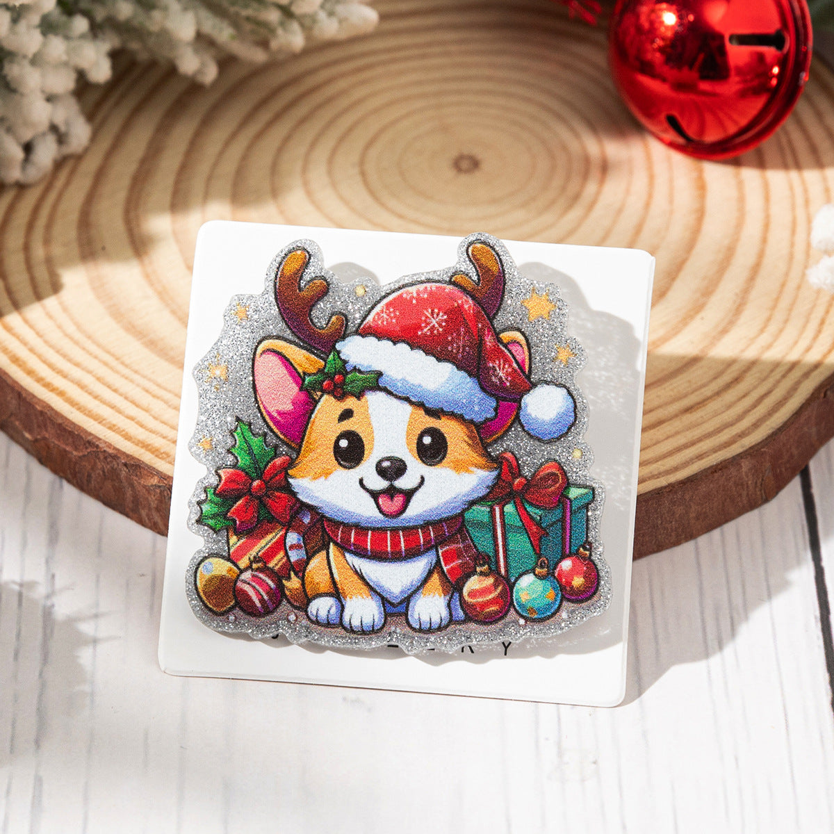 Wholesale Colorful Cute Cartoon Christmas Series Brooch