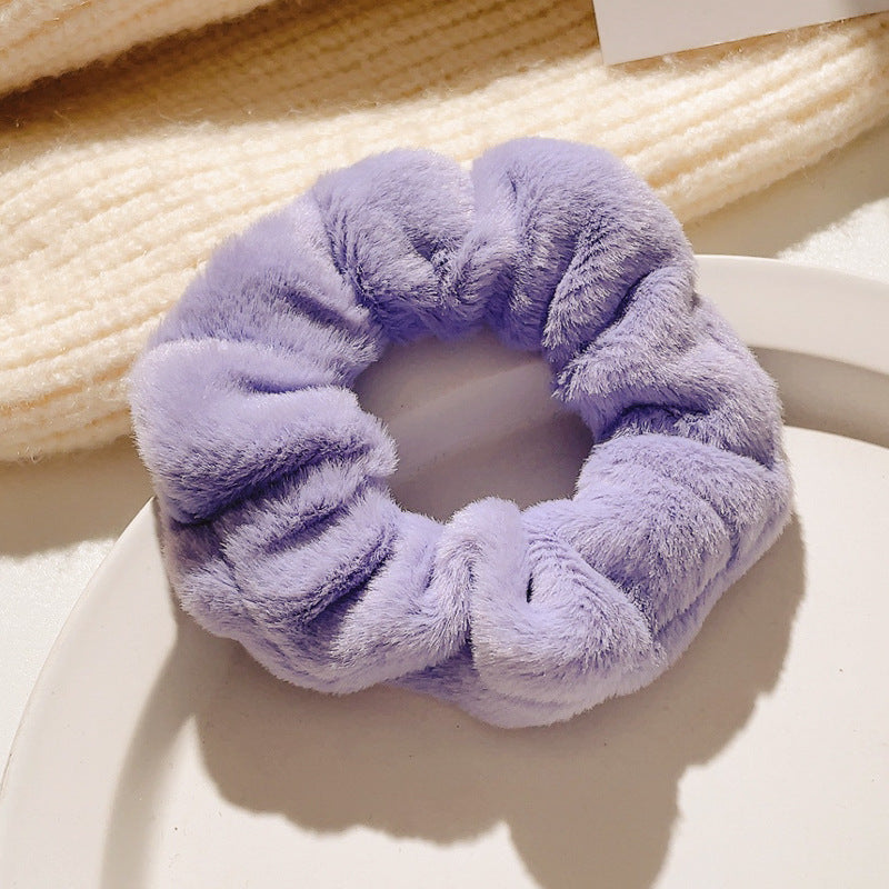 Wholesale Autumn and Winter Retro Plush Hair Ties