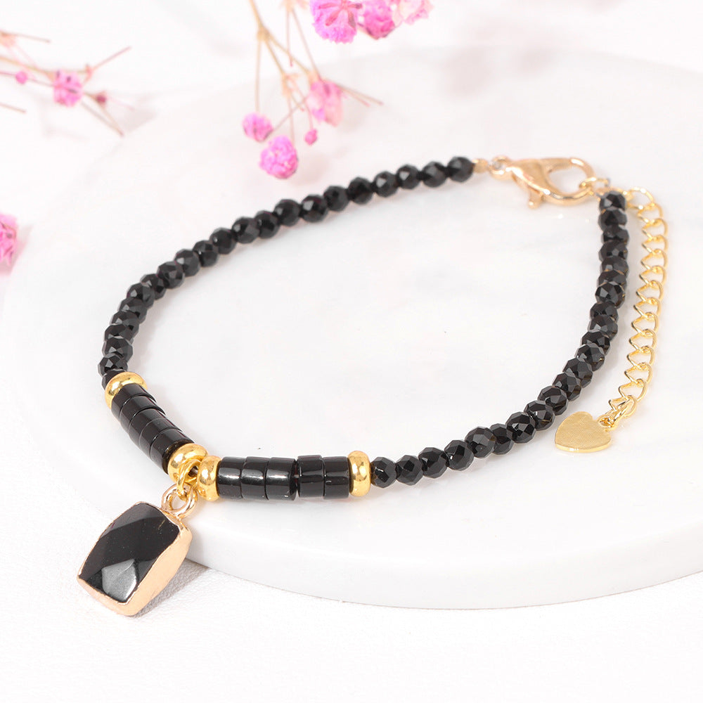 Brazalete del colgante de piedra áspera natural al por mayor