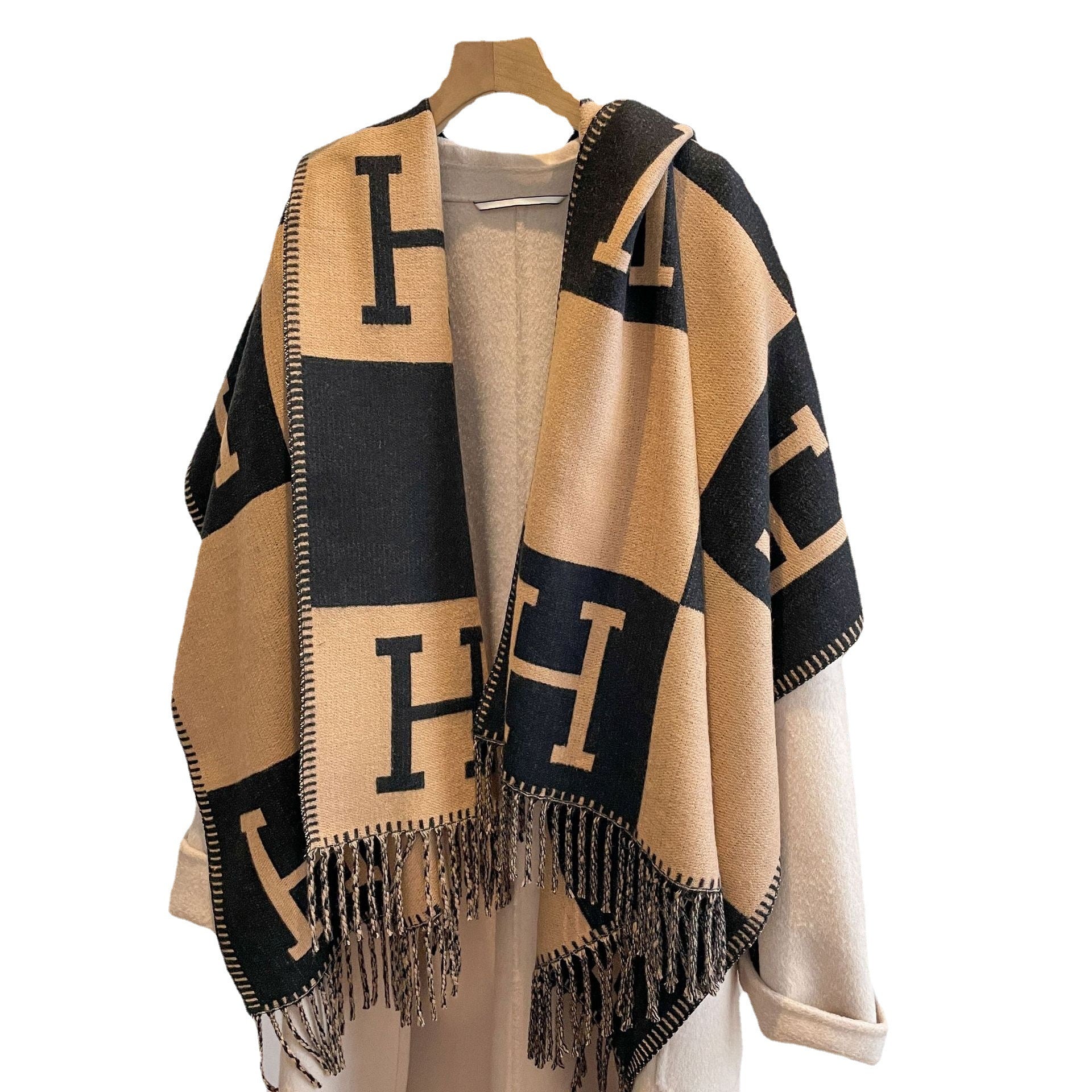 Wholesale Autumn and Winter Imitation Cashmere Fringed Scarf