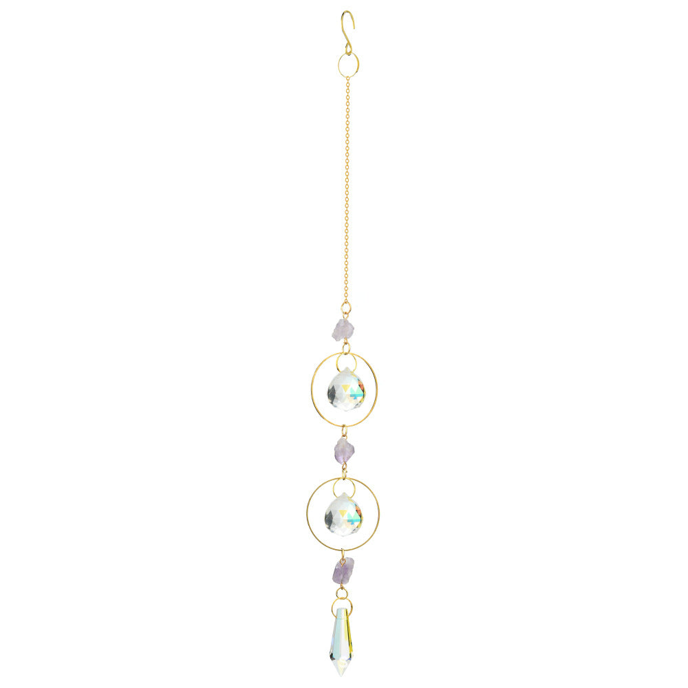Wholesale garden decoration dream amethyst sun moon stars Wind Chimes