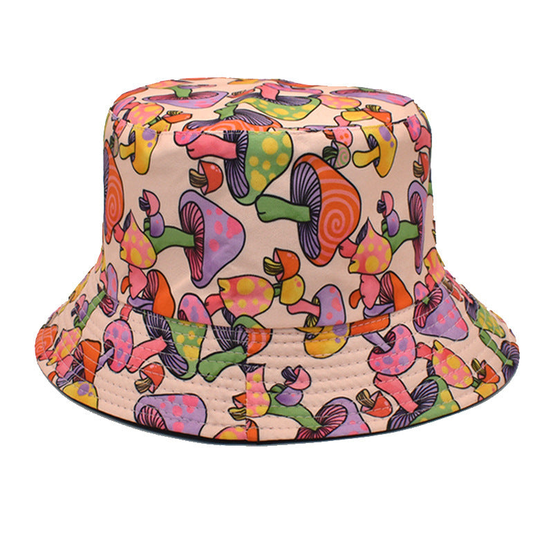 Wholesale Undersea Animal Mushroom Print Bucket Hat