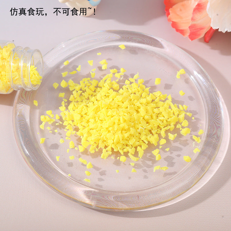 Wholesale Simulation Food Toy Chocolate Chips, Sesame Bread Crumbs, Sugar, Soy Milk Powder, Coconut Milk DIY, Kneading and Playing Materials