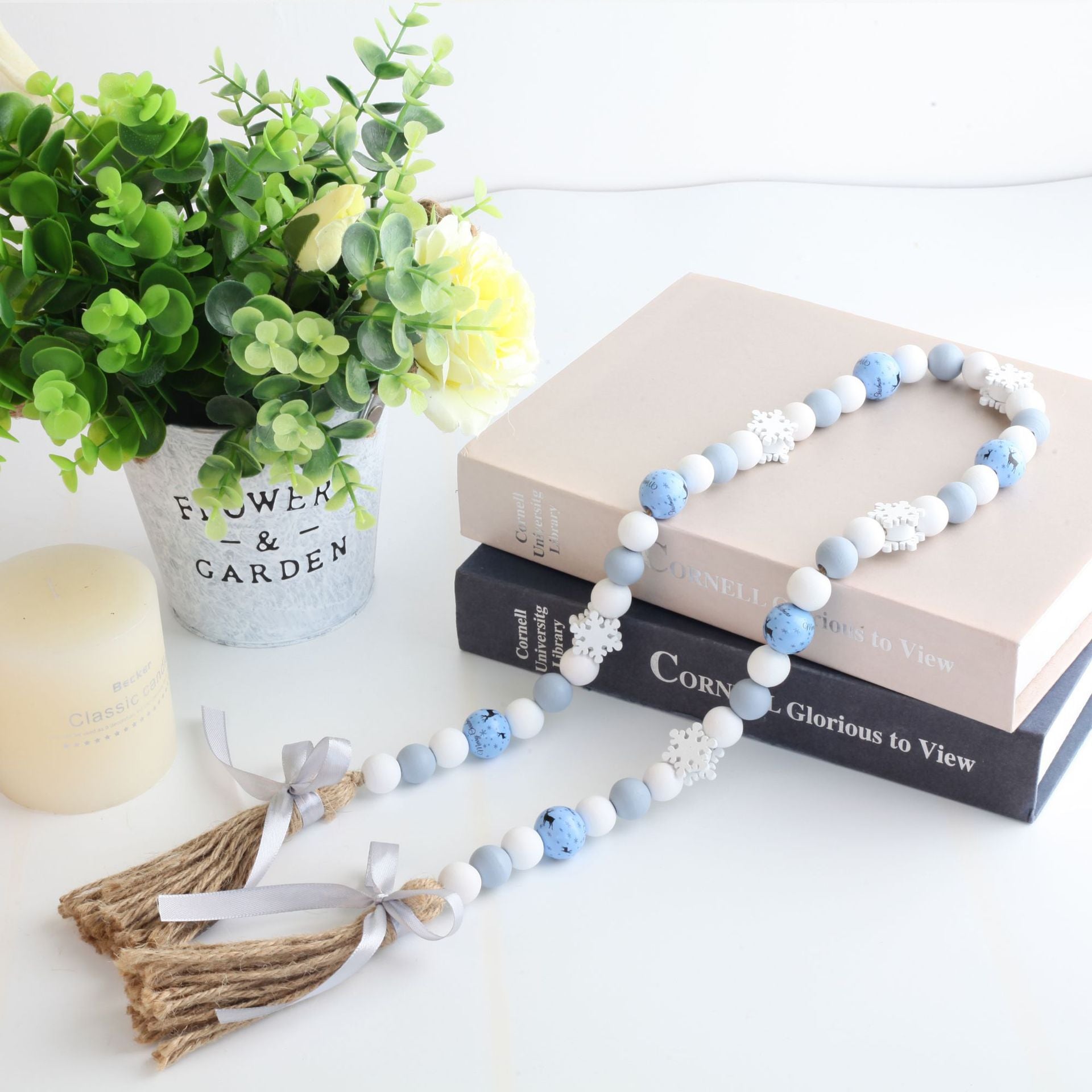 Wholesale 10pcs/ pack  Christmas wooden beads color wooden beads