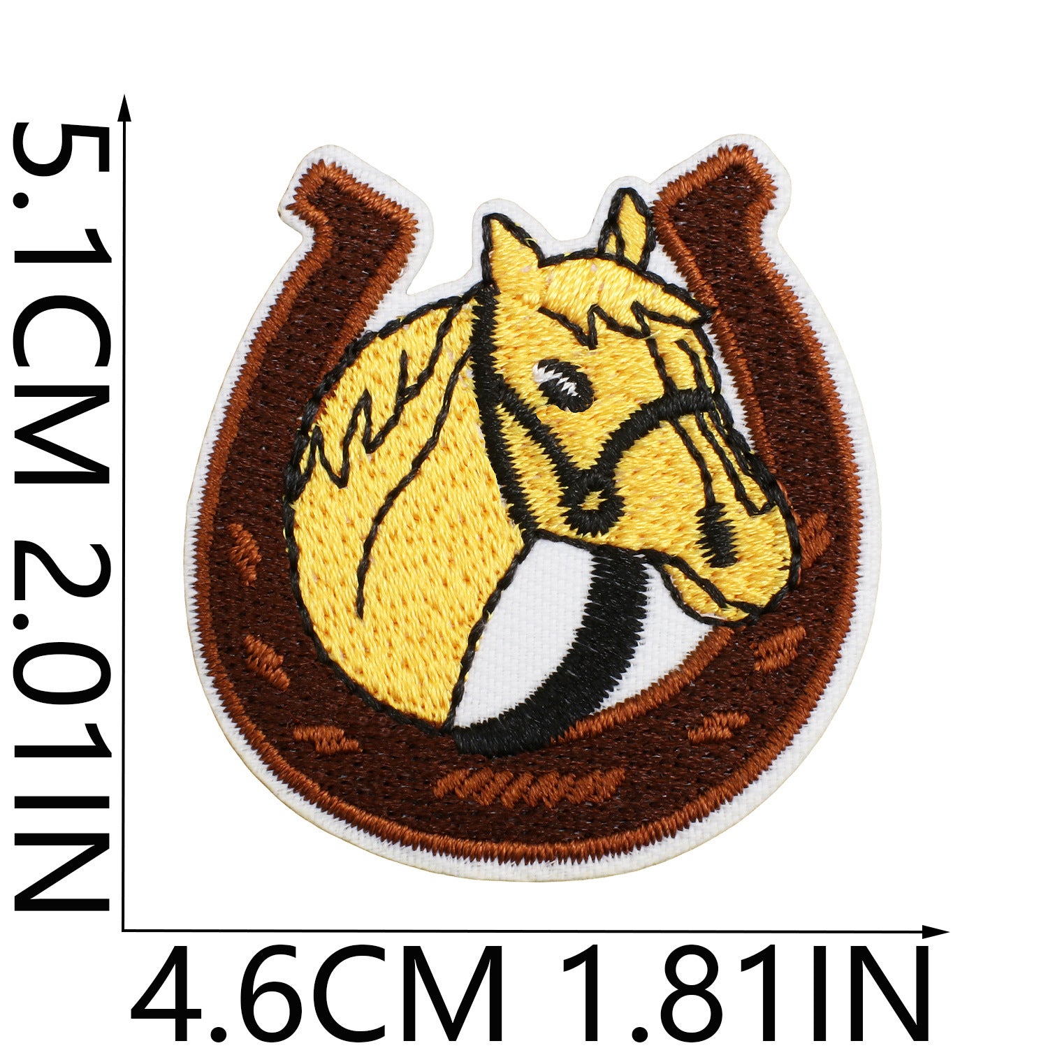 Wholesale Western Cowboy Horse Embroidery Patch Decorative Embroidered Applique For Clothing Resale