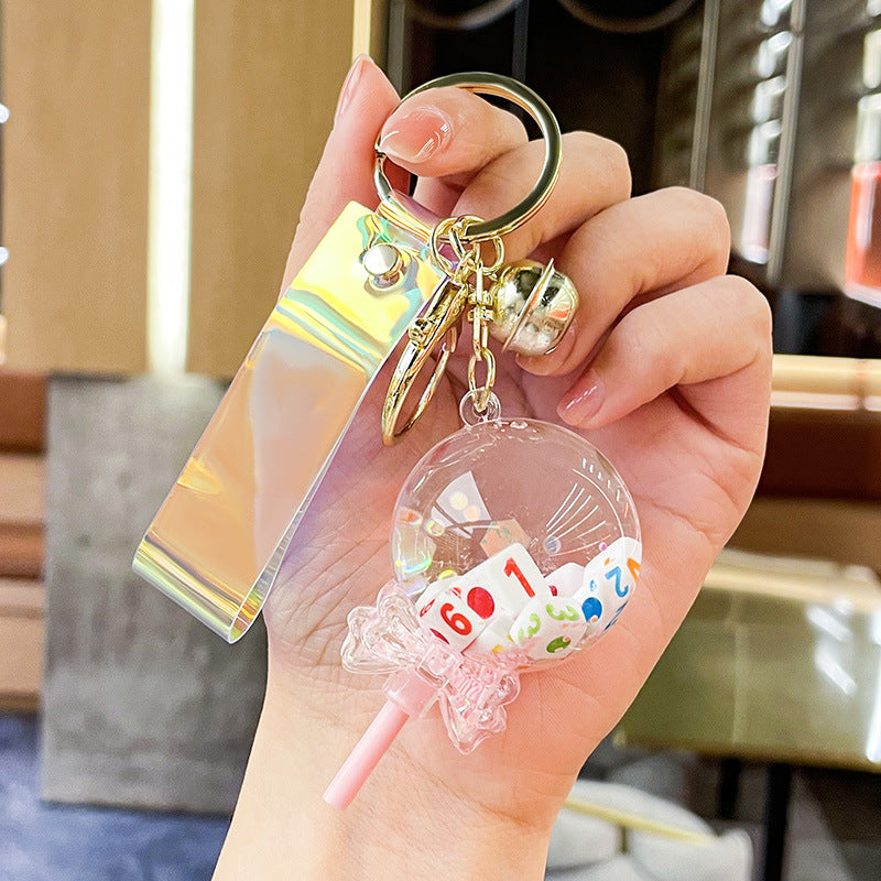 Wholesale Oiled Lollipop Acrylic Keychain