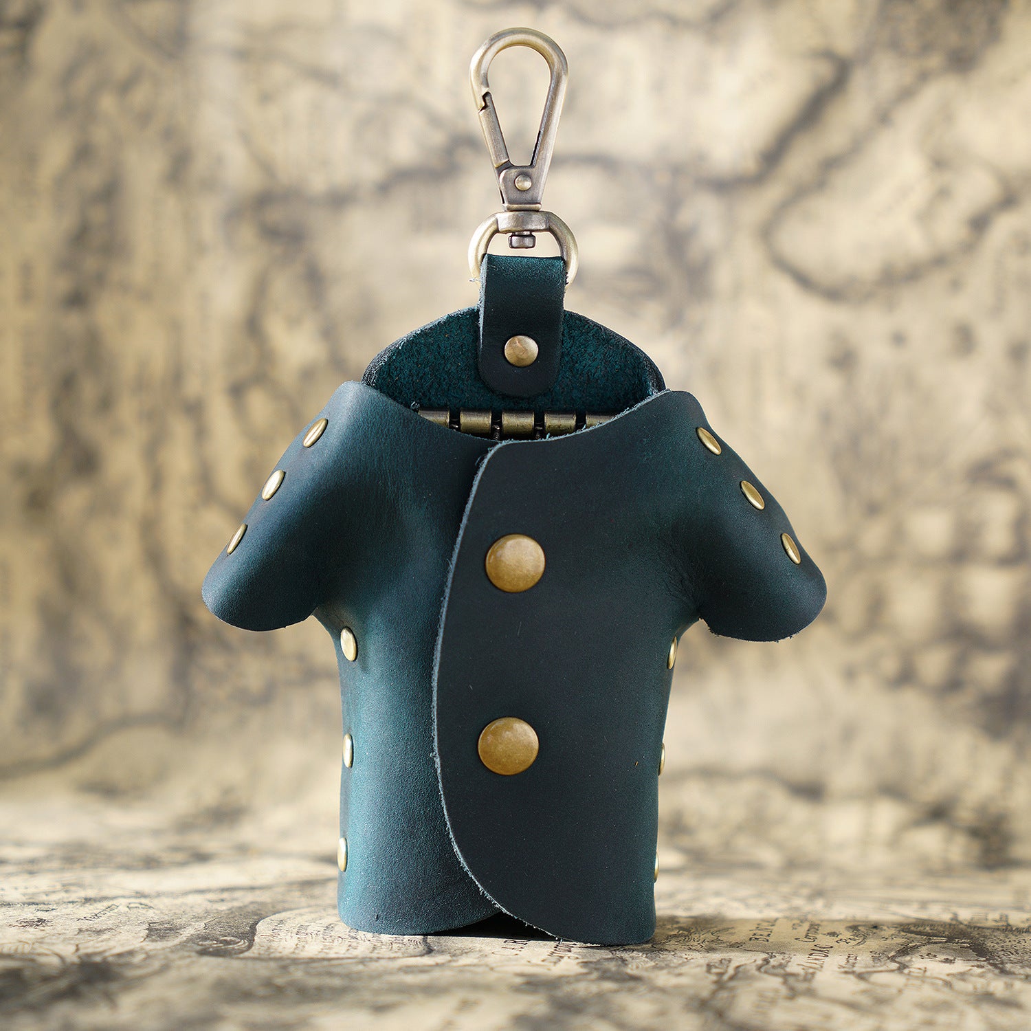 Wholesale Creative Leather Simple Waist Hanging Leather Keychain