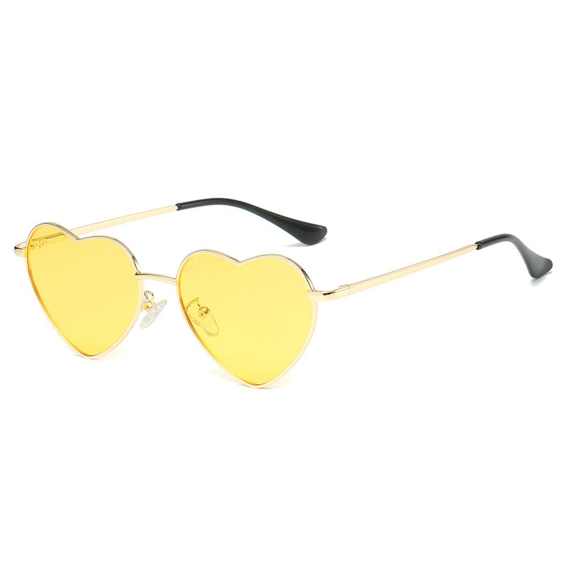 Wholesale PC Metal Retro Love Sunglasses