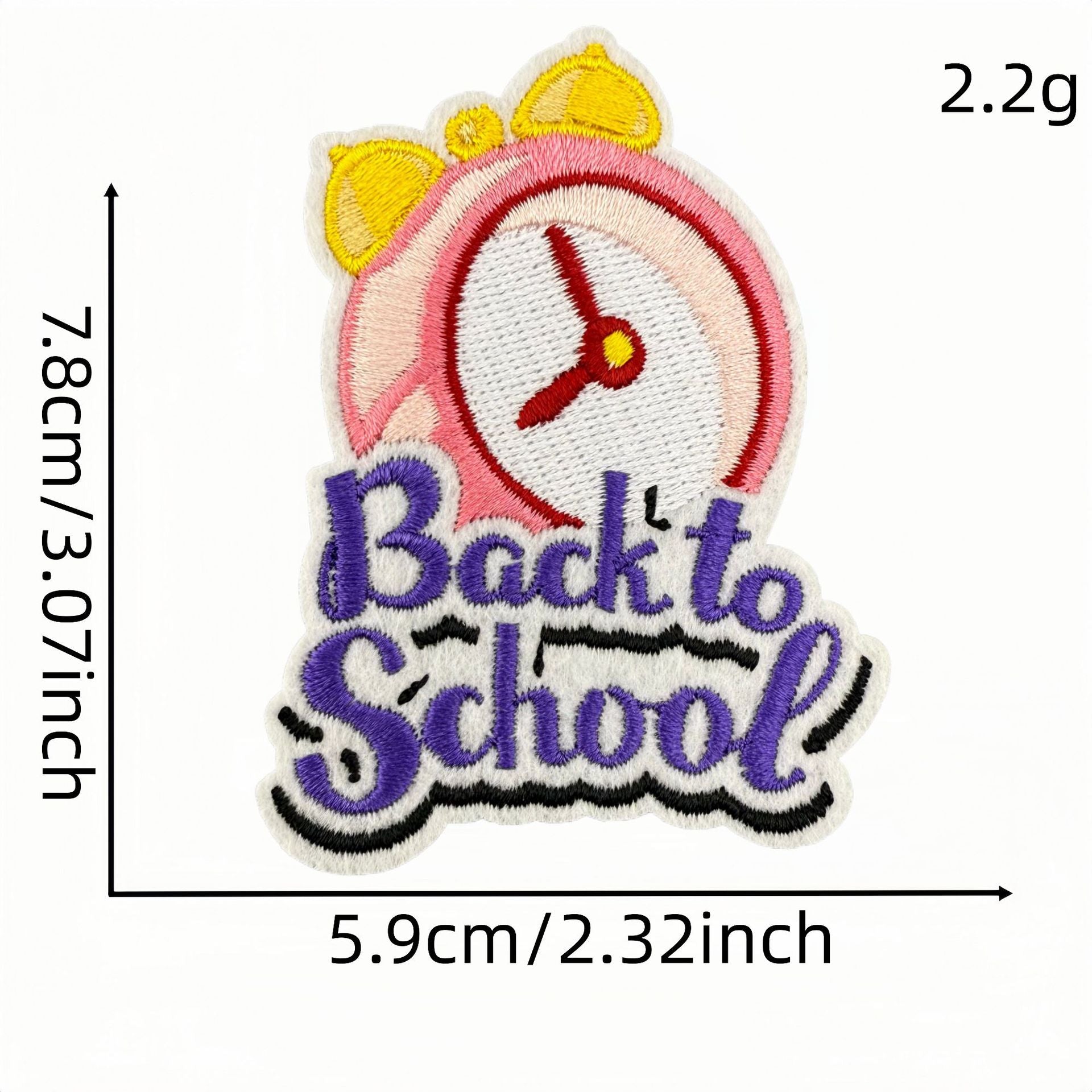 Wholesale Decorative Cartoon School Embroidery Patch Iron On Sewing Applique For DIY Fashion Accent And Gift