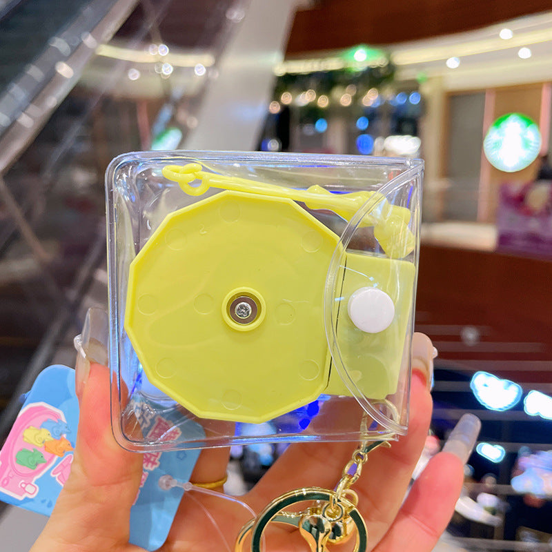 Llavero de la máquina de pesca giratoria de PVC al por mayor