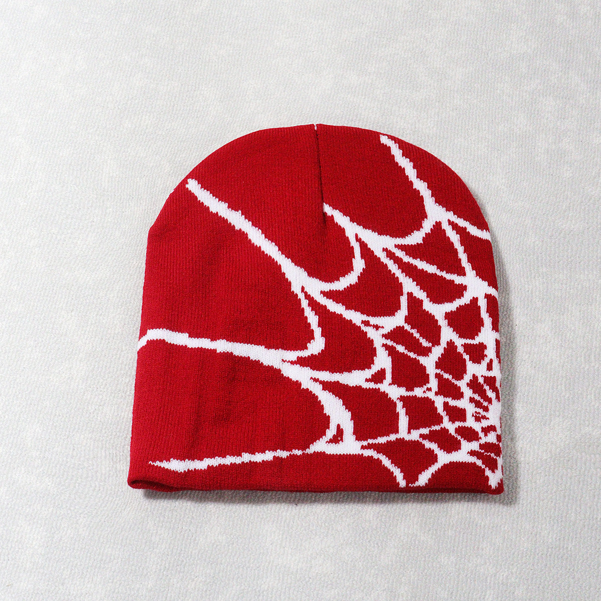 Wholesale Y2K Jacquard Knitted Hats, Spider Web Wool Hats
