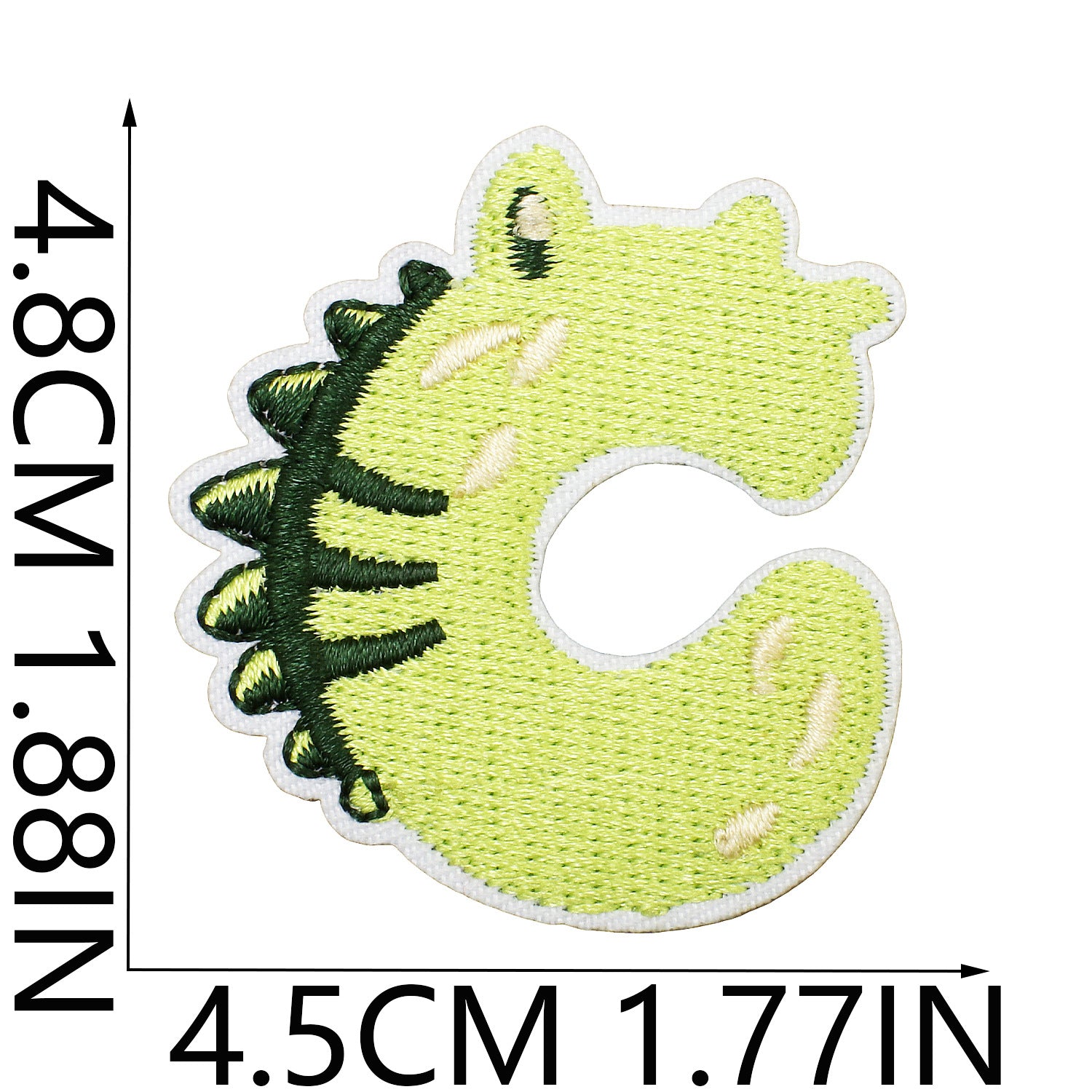 Wholesale Dinosaur Alphabet Embroidery Patches Fun Cartoon Letters For Clothing DIY Craft Supply