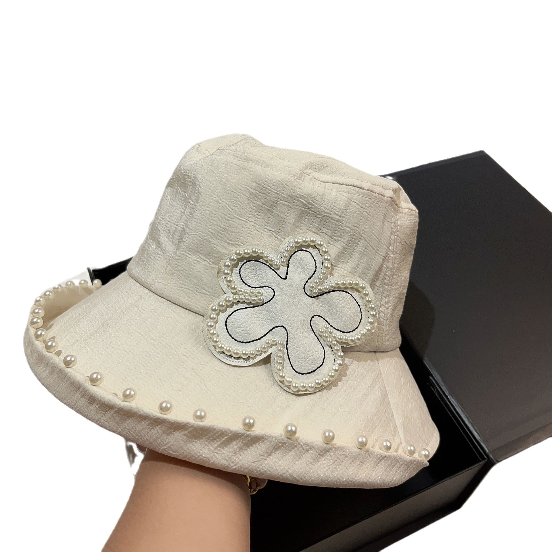 Wholesale Pearl Fisherman Hat Flower Pot Hat