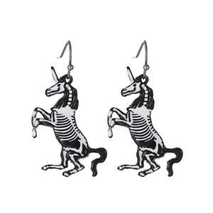 Wholesale  Devil Bat  Pumpkin Earrings For Women Alloy Electroplated Jewelry Accessory Trendy Party Gift Boutique Resale