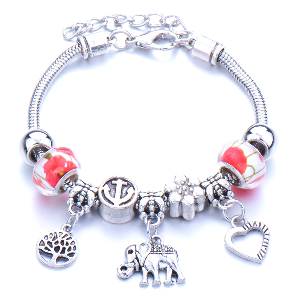 Wholesale Animal Shape Elastic Beaded Adjustable Size Bracelet