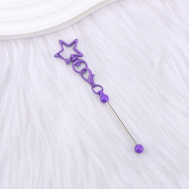 Wholesale Colorful DIY Star Custom Keychain