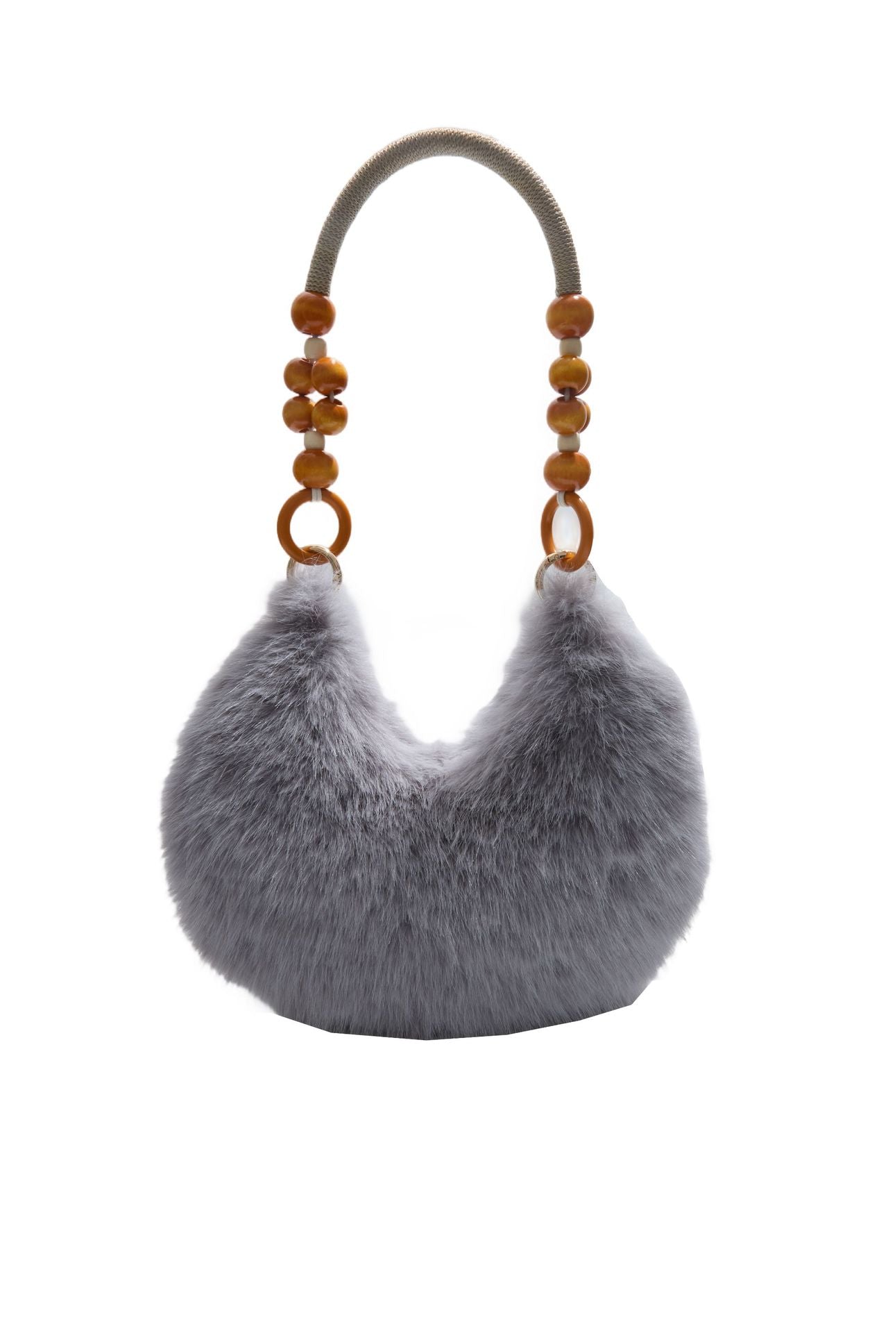 Wholesale Plush tote bag  stylish and sophisticated shoulder bag.