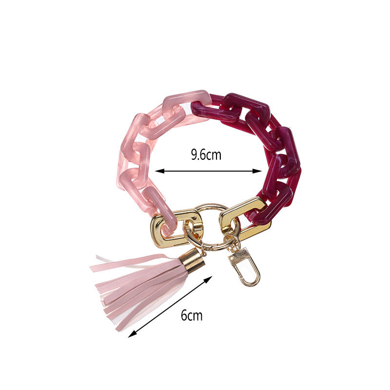 Wholesale Acrylic Bracelet Keychain