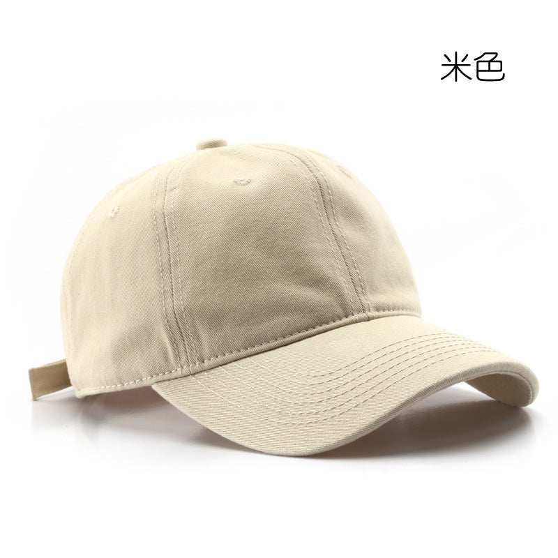 Wholesale Solid Color Light Plate Washed Retro Outdoor Sun Protection Baseball Cap