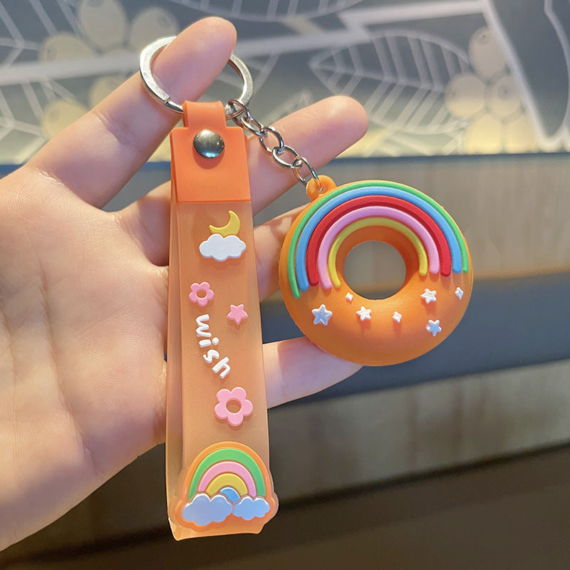 Wholesale PVC Donut Keychains