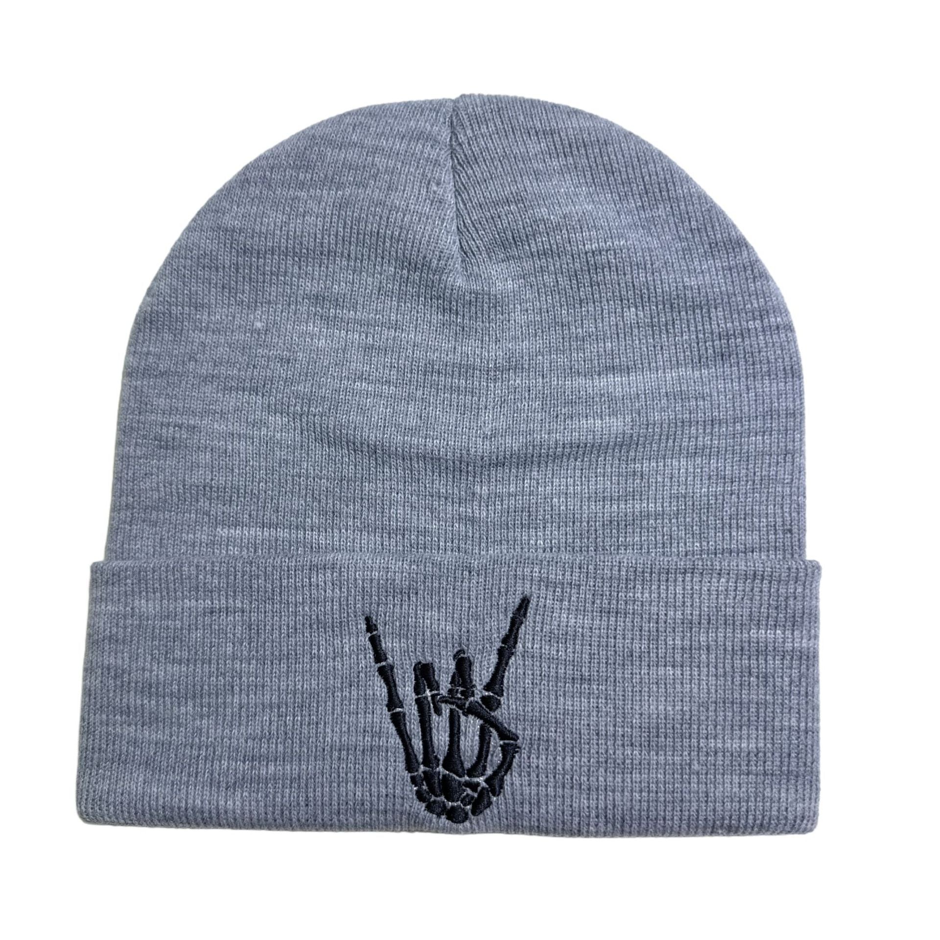 Wholesale  skull finger knitted hat winter warm hat