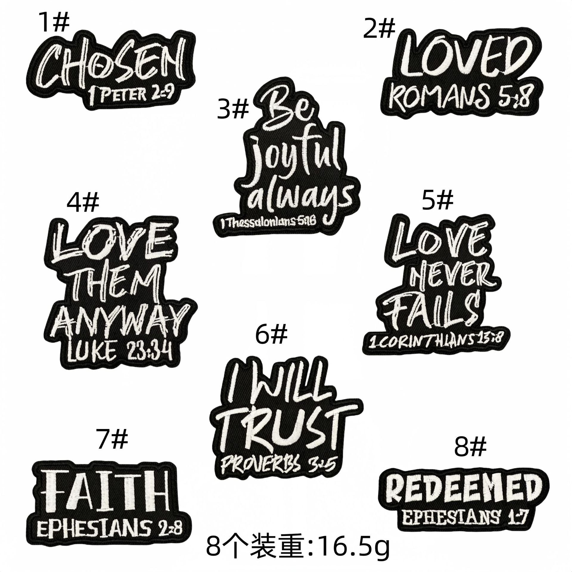 Wholesale Cartoon English Text Embroidery Cloth DIY Patches