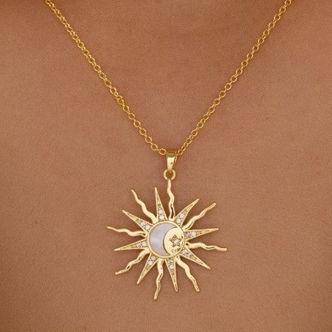 Wholesale Retro Lion Head Owl Thor Hammer Devil Eye Three One Knot Arrow Necklace