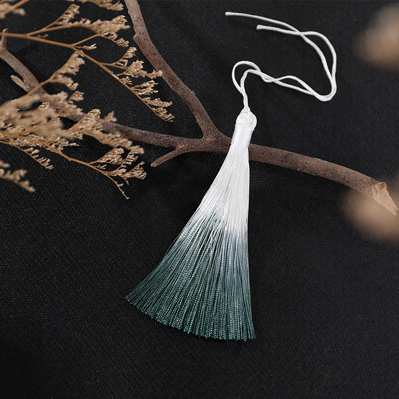 Wholesale 10pcs 10CM Gradient Tassel Ear Pendant Accessories