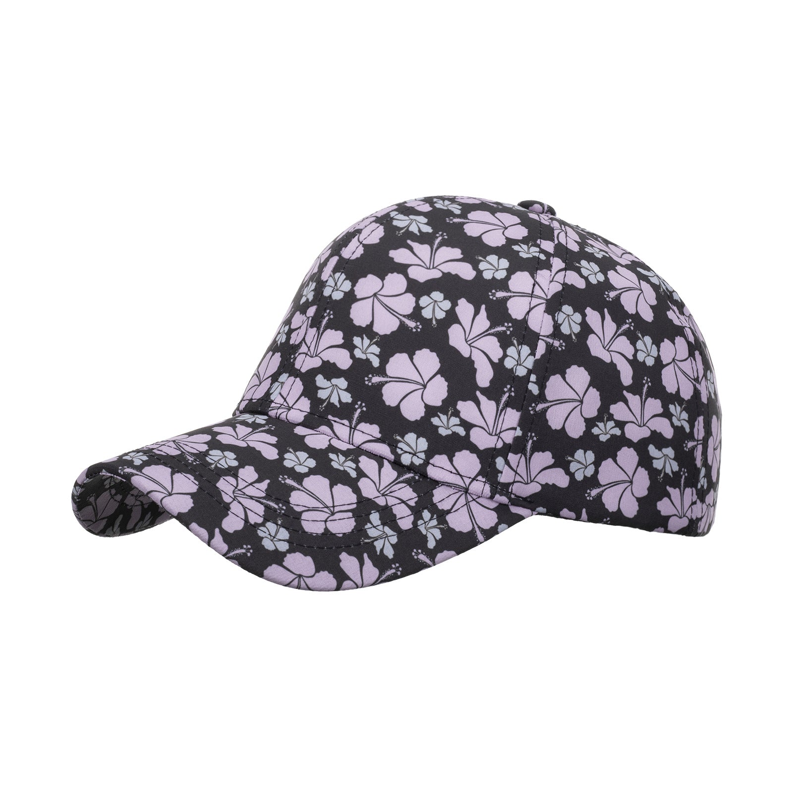 Gorra de béisbol de flores de poliéster al por mayor
