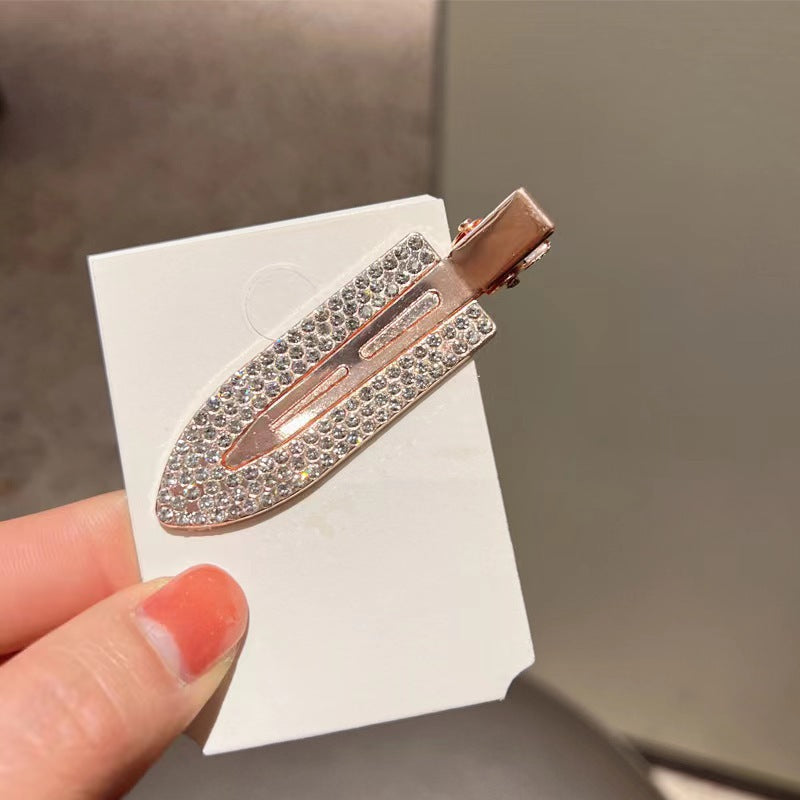Wholesale alloy rhinestone seamless surfboard duckbill headdress clip hairpin