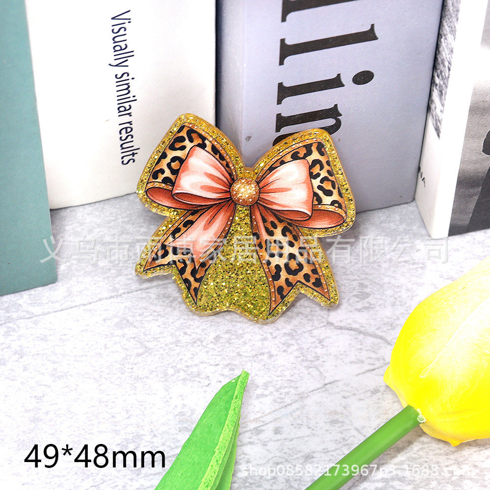 Wholesale 10pcs New loose powder butterfly bag acrylic cute things DIY patch accessories