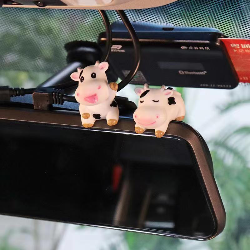 Wholesale Cloth Velvet Cow Car Accessories
